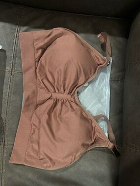 Seamless Brown Wireless Bralette